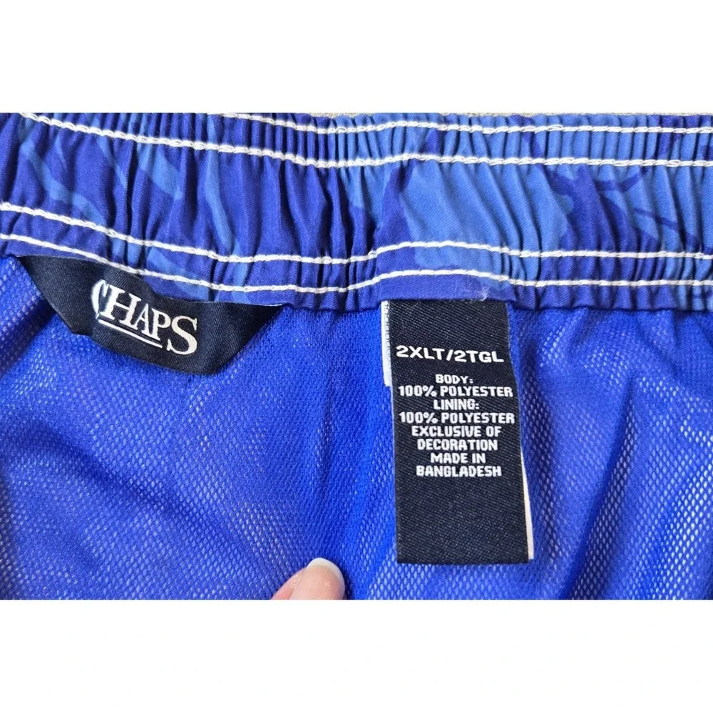 Chaps Men's Lined Swim Trunks‎ Pockets Drawstring Elastic Waist 10